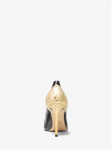 michael kors khloe pump|Michael Kors low heeled pumps.